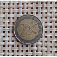 Moneda 2 Euros , 2002 , Circulada segunda mano  Perú 