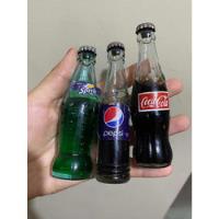 Yh 3 Antiguas Botellas Gaseosas Miniatura Vidrio Coca Pepsi segunda mano  Perú 