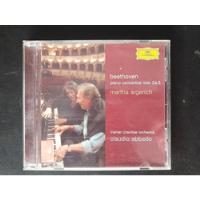 Beethoven. Piano Concertos 2&3. Argerich. Abbado, usado segunda mano  Perú 