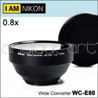 Usado, A64 Nikon Wide Converter Lens Wc-e80 Coolpix 8700 5700 5400 segunda mano  Perú 