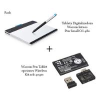 Pack Tableta Digitalizadora Wacom Opciones Wireless Kit Zxz, usado segunda mano  Perú 