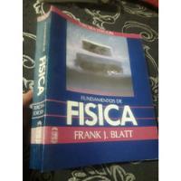 Usado, Libro Fundamentos De Fisica Frank J. Blatt segunda mano  Perú 