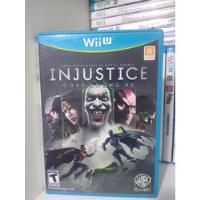 Juego Para Nintendo Wii U Injustice God Among Us, Wiiu Game segunda mano  Perú 