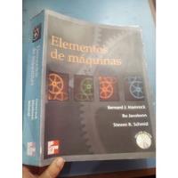 Libro Elementos De Maquinas Hamrock Con Cd segunda mano  Perú 