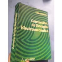 Usado, Libro Conversión De Energía Electromecánica V. Gourishankar segunda mano  Perú 
