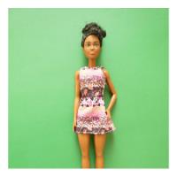 Usado, Barbie Original , Mattel Morena Con Vestido Y Botas segunda mano  Perú 