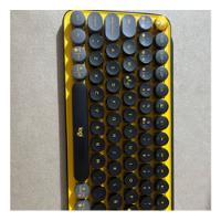 Teclado Logitech Pop Keys Multi-device Wireless Black-yellow, usado segunda mano  Perú 