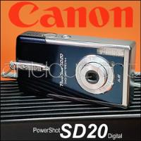 A64 Mini Camara Canon Sd20 Powershot 5.1mpx Flash Foto Video, usado segunda mano  Perú 