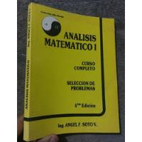 Libro Análisis Matemático Selección De Problemas Angel Soto  segunda mano  Perú 