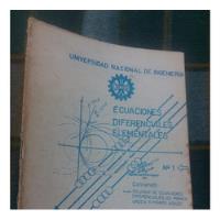 Libro Boletín Ecuaciones Diferenciales  1 Uni Gabaldoni segunda mano  Perú 