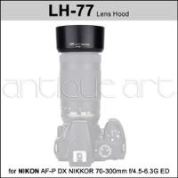 A64 Lenshood Parasol Lh-77 For Lens Nikon 70-300mm Dx Ed Vr, usado segunda mano  Perú 