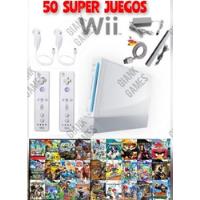 Nintendo Wii Con 2 Controles 2 Players Con 50 Super Juegos , usado segunda mano  Perú 