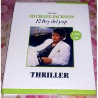 Cd + Libro Excelente Estado, Michael Jackson Thriller Pop, usado segunda mano  Perú 