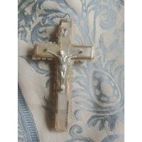 Usado, Antiguo Crucifijo Nacar Religioso Cristo M22 segunda mano  Perú 