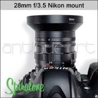  A64 Lente 28mm 3.5 T2 Nikon Spiratone Cine Foto Video Hood segunda mano  Perú 