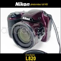 Usado, A64 Camara Nikon Coolpix L820 16mp Zoom Foto Video Full Hd segunda mano  Perú 