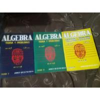 Libro  Álgebra 3 Tomos Jorge Quijano Hiyo segunda mano  Perú 