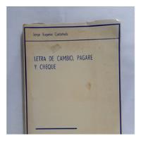 Letra De Pago, Pagare Y Cheque - Jorge Eugenio Castañeda segunda mano  Perú 