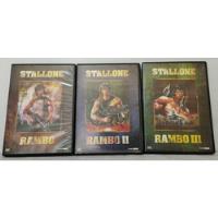 3 Dvd´s Colección Sylvester Stallone Rambo 1-3 (1982 - 1988) segunda mano  Perú 