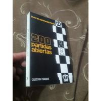 Libro De Ajedrez 200 Partidas Abiertas, usado segunda mano  Perú 