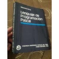 Usado, Libro Lenguaje De Programacion Pascal Maynard Kong segunda mano  Perú 
