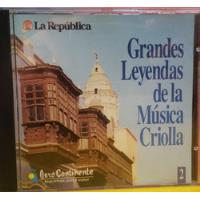 Grandes Leyendas De La Música Criolla Vol 2 1997 Promoway segunda mano  Perú 