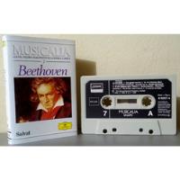 Casete Beethoven Musicalia Salvat España 1986, usado segunda mano  Perú 