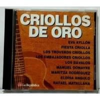 Cd Criollos De Oro - Tdv - 1999 Perú - (9 De 10) segunda mano  Perú 