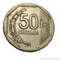 Moneda,50 Céntimos,2008,numismática,coleccionable, usado segunda mano  Perú 