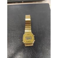 Reloj Casio Gold Digital Con Correa Pequeña De Acero, usado segunda mano  Perú 