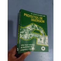 Libro Proyectos De Inversión Arturo Velasquez, usado segunda mano  Perú 