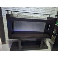Consola Para Televisor - Mueble Madera Y Vidrio segunda mano  Perú 