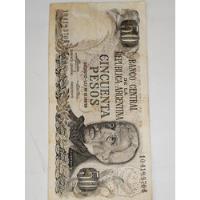 Billete Antiguo Del Banco Central De Argentina 50 Pesos  segunda mano  Perú 