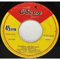 Single 45 Alfredo Collantes - Sufrirás Lloras, Pag Archivada segunda mano  Perú 