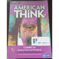 Libro American Think 2a Student And Workbook Cambridge, usado segunda mano  Perú 