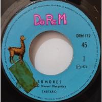 Single 45 Sagitario - Rumores + Maria Antonia 1974 Cumbia segunda mano  Perú 