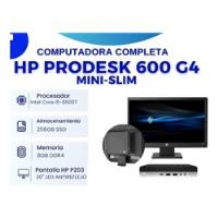 Hp Prodesk 600 G4 Ci5-8500t/ 8gb/ Ssd 256gb/ Pantalla 20puLG, usado segunda mano  Perú 