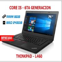Laptop: Lenovo Core I5-sexta Generacion/ssd 240/8 Ram segunda mano  Perú 