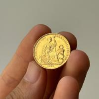 Moneda Peruana Grs.8.42528 De Oro Fino Veinte Soles Oro, usado segunda mano  Perú 