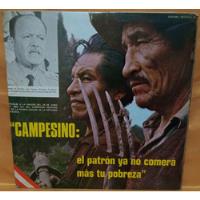 O Juan Velasco Alvarado Lp Campesino El Patrón Ricewithduck segunda mano  Perú 
