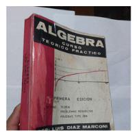 Libro Álgebra Luis Diaz Marconi  segunda mano  Perú 