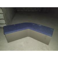 Usado, Mueble De 1.20 Mts X 50cm Forro Azul Y Base Madera segunda mano  Perú 