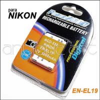 A64 Battery En El19 For Nikon Coolpix S5600 3500 6400 S700 segunda mano  Perú 