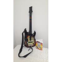 Usado, Guitarra Original Para Wii + World Tour Guitar Hero Combo  segunda mano  Perú 