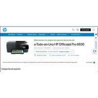 Impresora A Color  Multifunción Hp Officejet Pro 6830 - Wifi segunda mano  Perú 