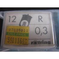 Mundo Vintage: 12 Puntas Rotring  Estilografo  R  0.3 Ectr5s segunda mano  Perú 