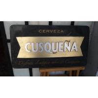 Antiguo Cartel De Cerveza Cusqueña De  Madera segunda mano  Perú 