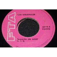 Jch- Los Girasoles Lamento De Amor Cumbia Peru 45 Rpm, usado segunda mano  Perú 