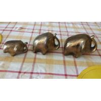 Elefantes De Recina Enchapados En Bronce (tienda Fisica), usado segunda mano  Perú 