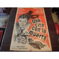 Poster Original Date With Death Gerald Mohr Raf Malabia 1959 segunda mano  Callao